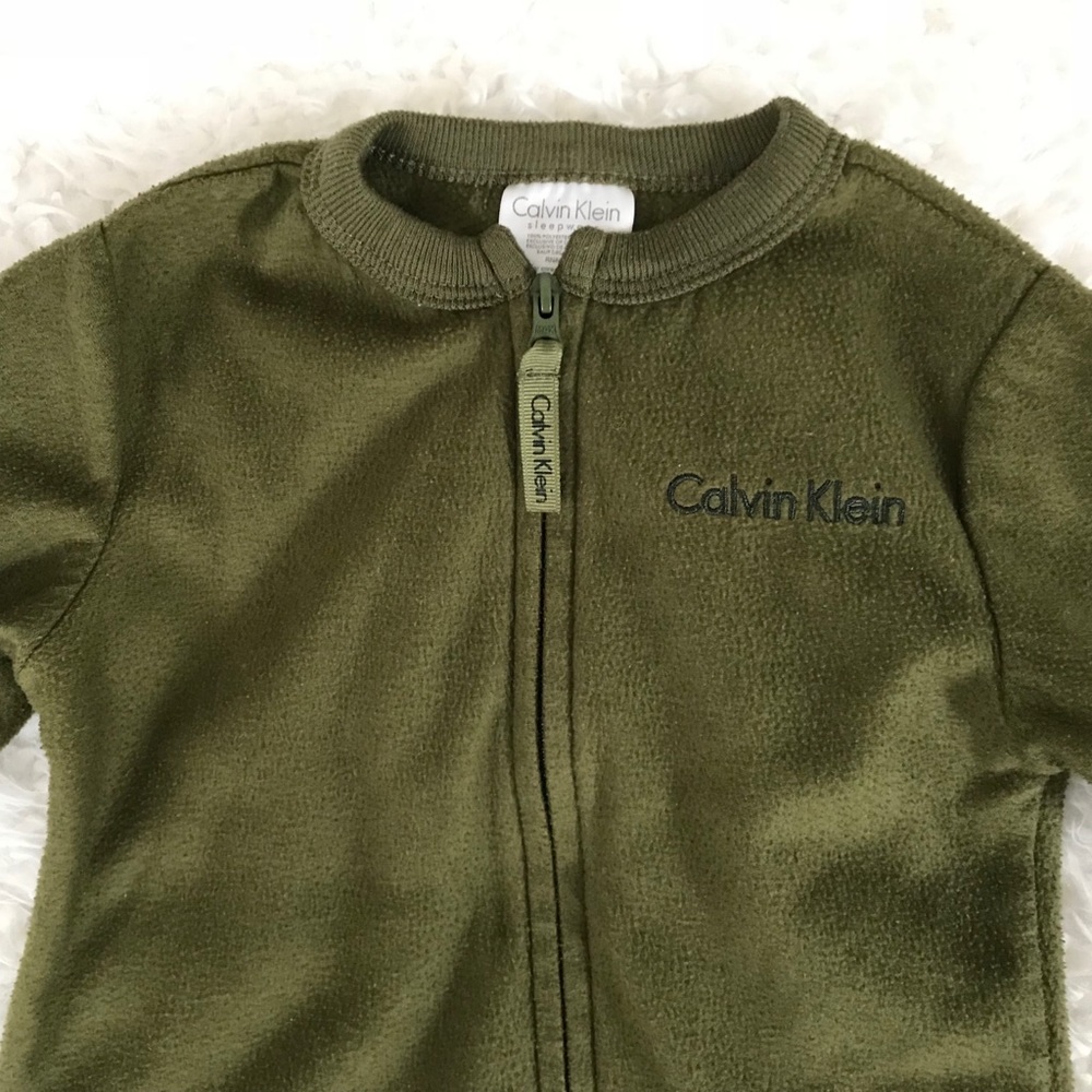 Calvin Klein Footed Green Sleeper